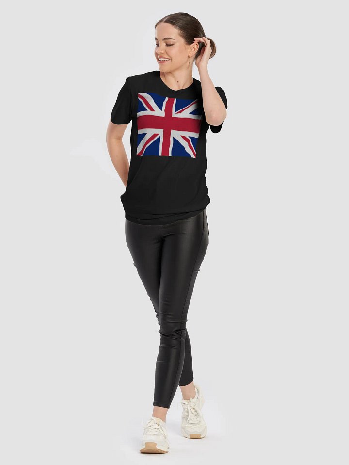 Graphic Grove Patriotic UK Flag Unisex Cotton T-Shirt product image (2)