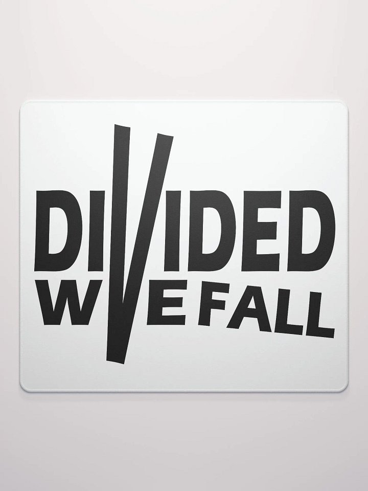 Divided We Fall - Black - Gaming Mouse Pad product image (1)