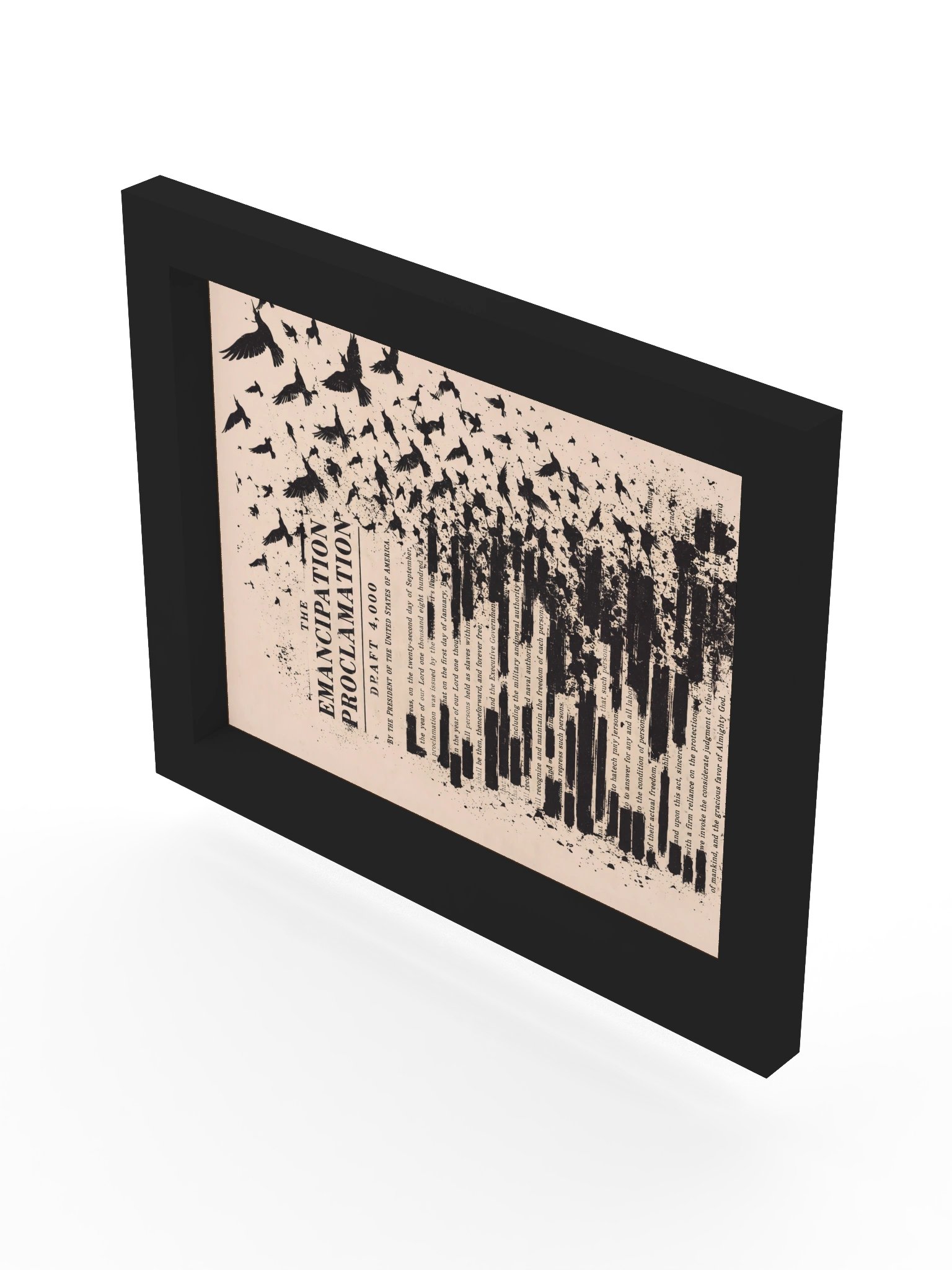 Emancipation Proclamation Distressed Art Print product image (10)