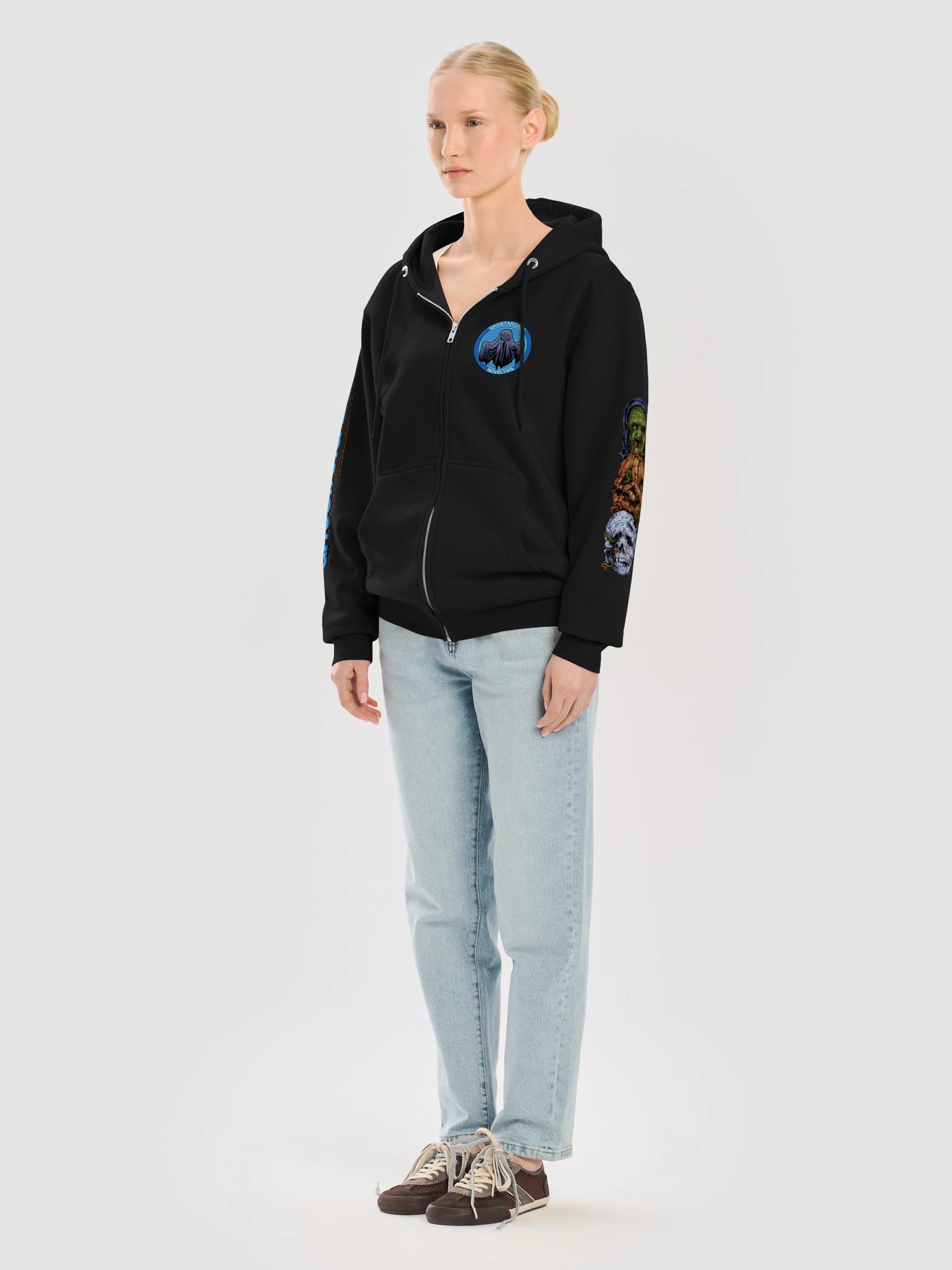 Novelty Scare Zip-Up Hoodie product image (11)