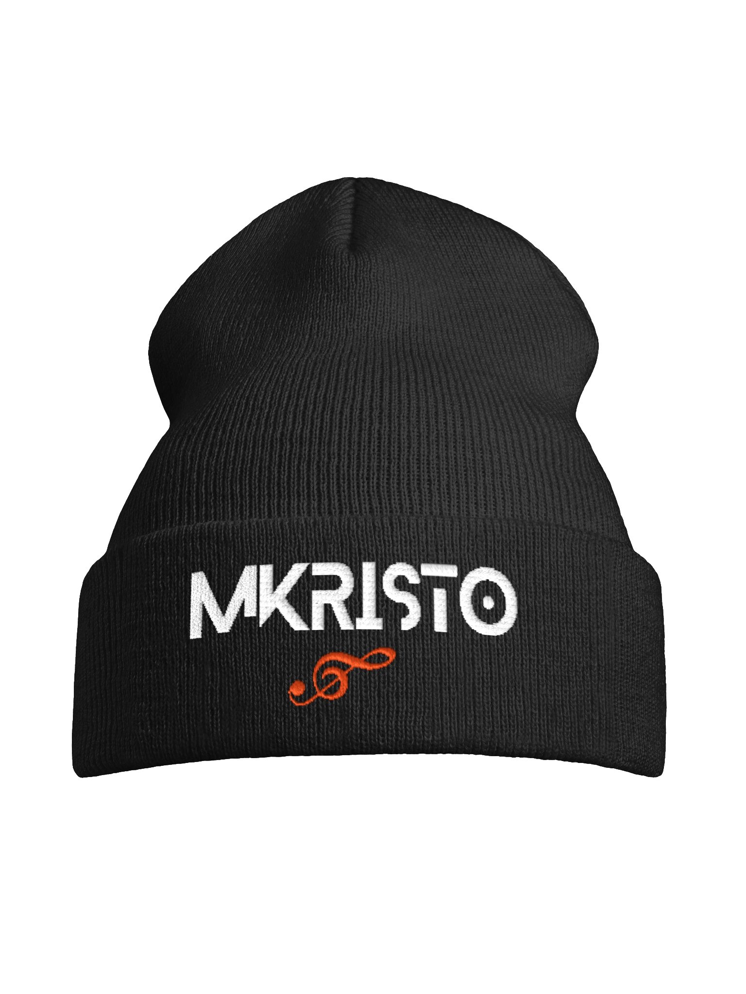 Mkristo Orange Music Logo Cuffed Beanie product image (46)