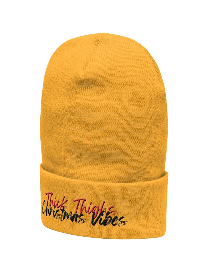 Thick Thighs, Christmas Vibes Beanie product image (2)