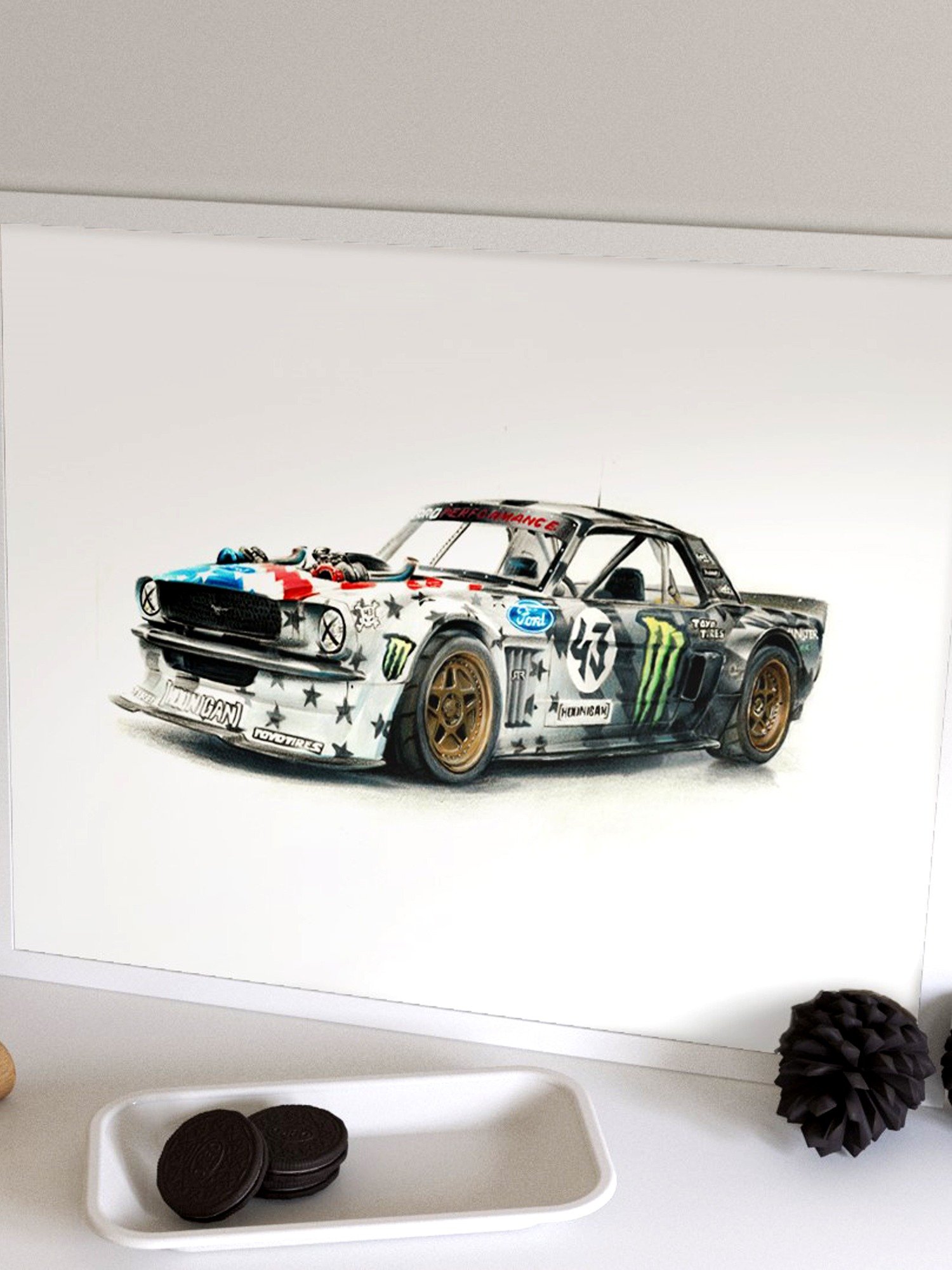 Ken Block's Ford Mustang Hoonicorn v2 - A3 Print product image (2)