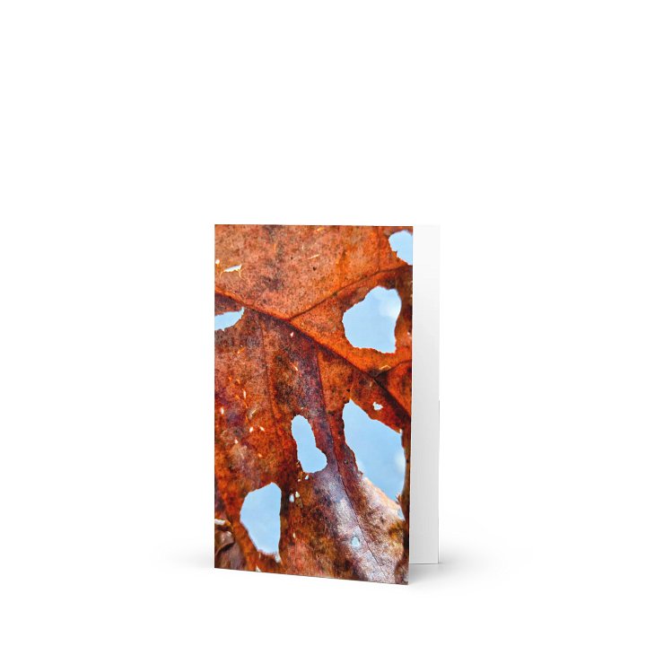 Intricate Veins Greeting Card (blank) product image (1)