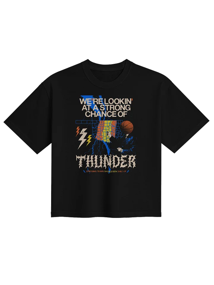 Chance of Thunder Boxy Women's Tee product image (1)