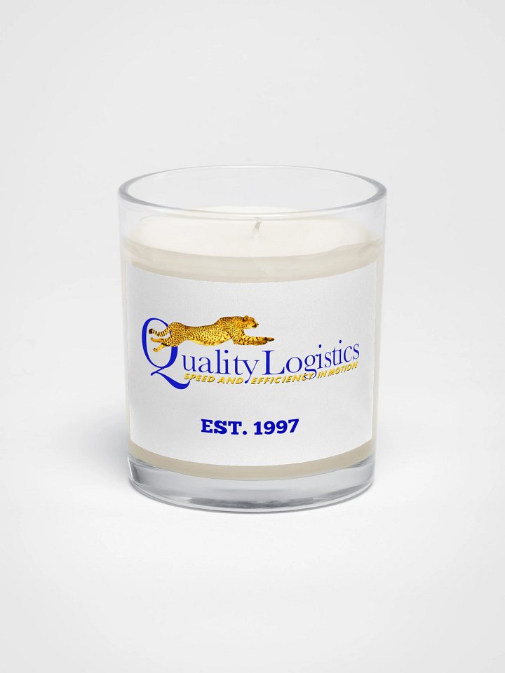 Quality Logistics Cheetah Logo Candle product image (1)