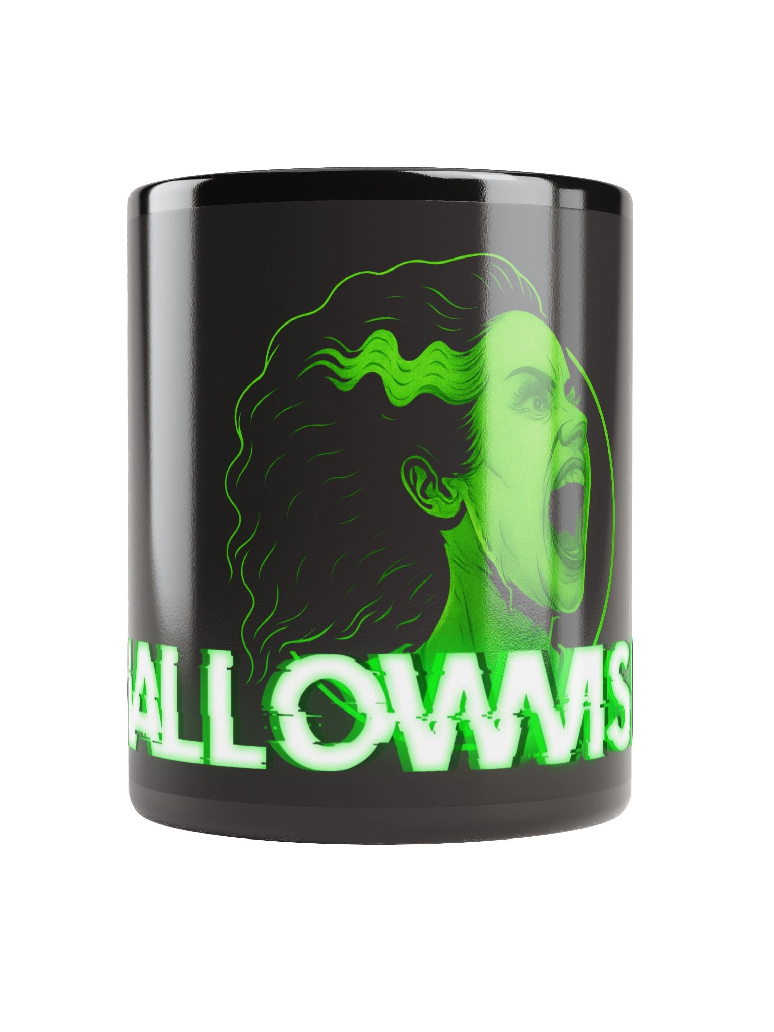"HALLOWVISION" Scream Black Mug product image (10)