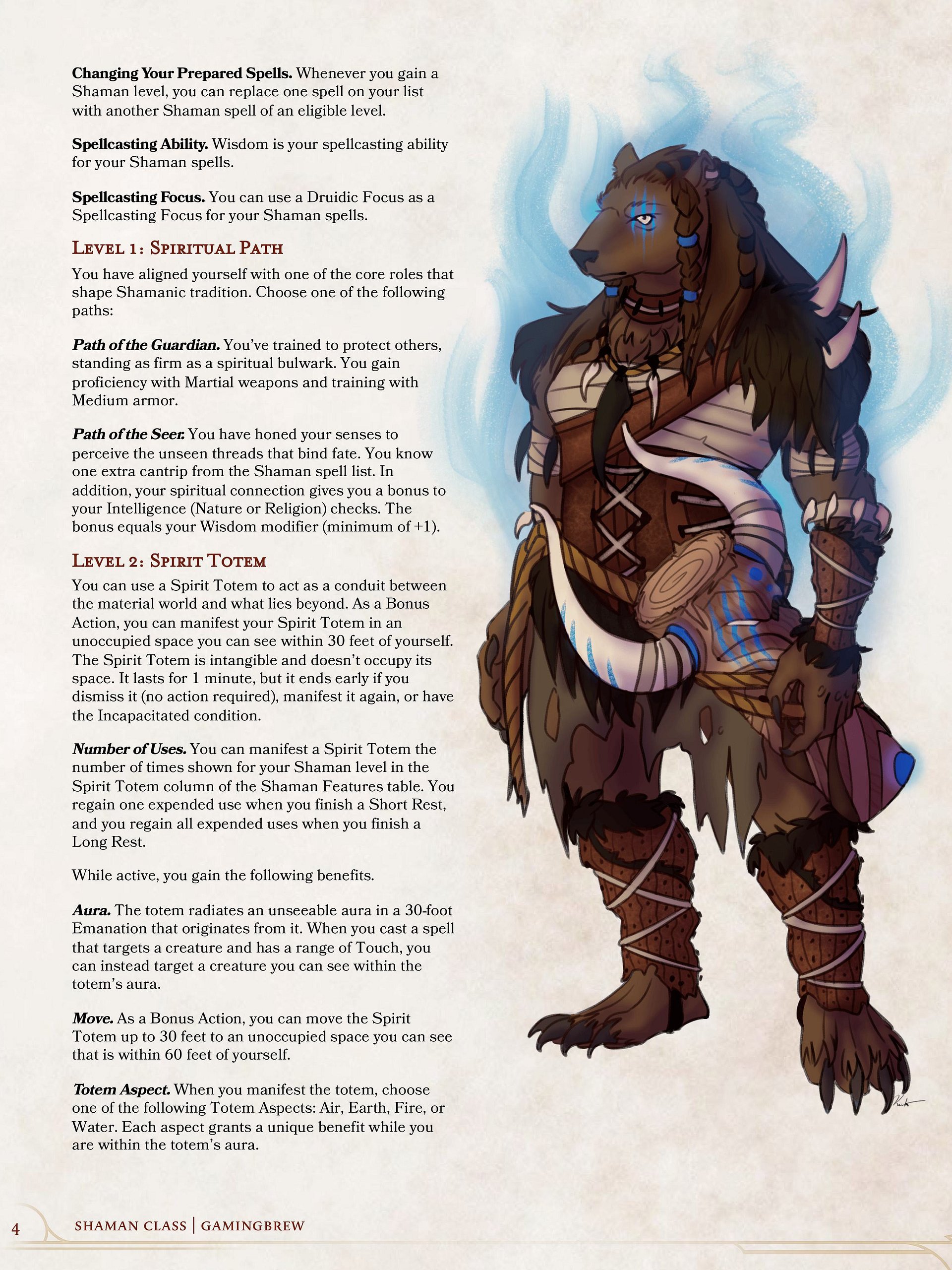 Shaman 5E & 5.5E Class product image (5)