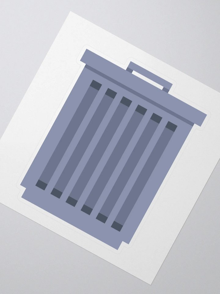 The Sticker of a Trash Can product image (3)