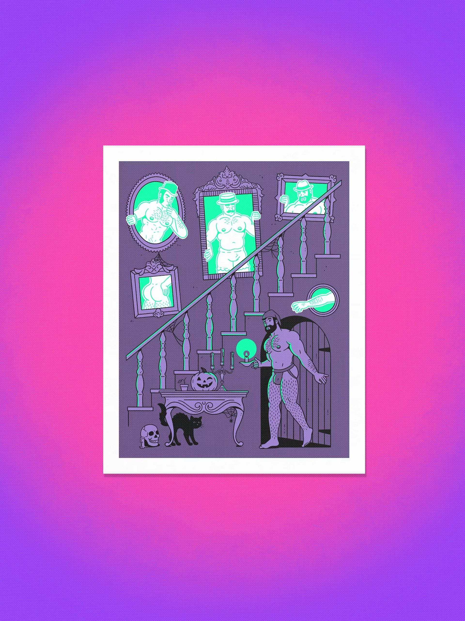 Haunted Paintings 8x10 Print product image (1)