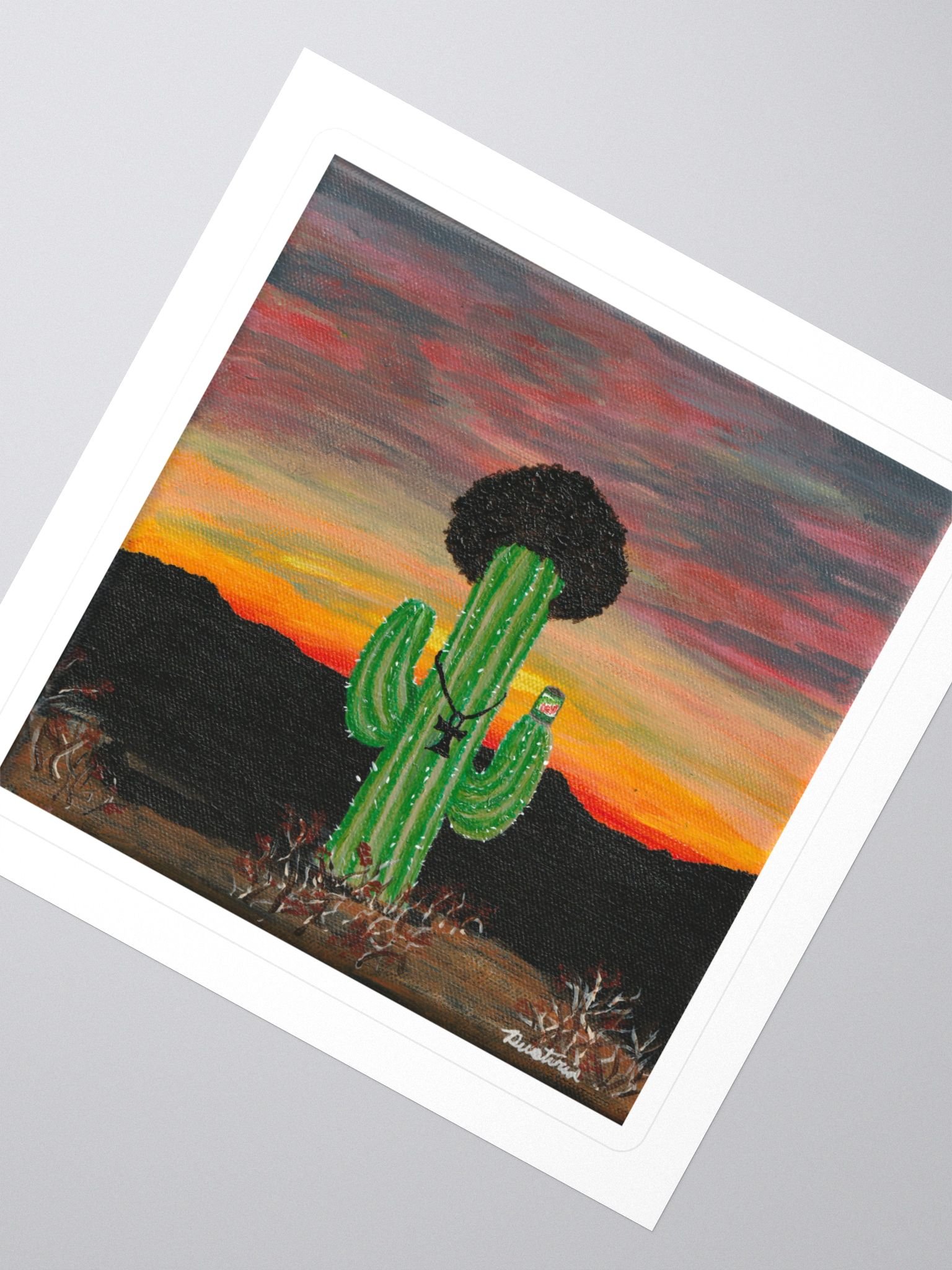 Prick the cactus sticker product image (2)