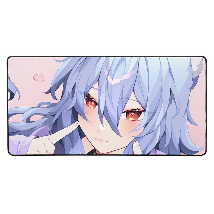 UwU Desk Mat Pink Background product image (1)