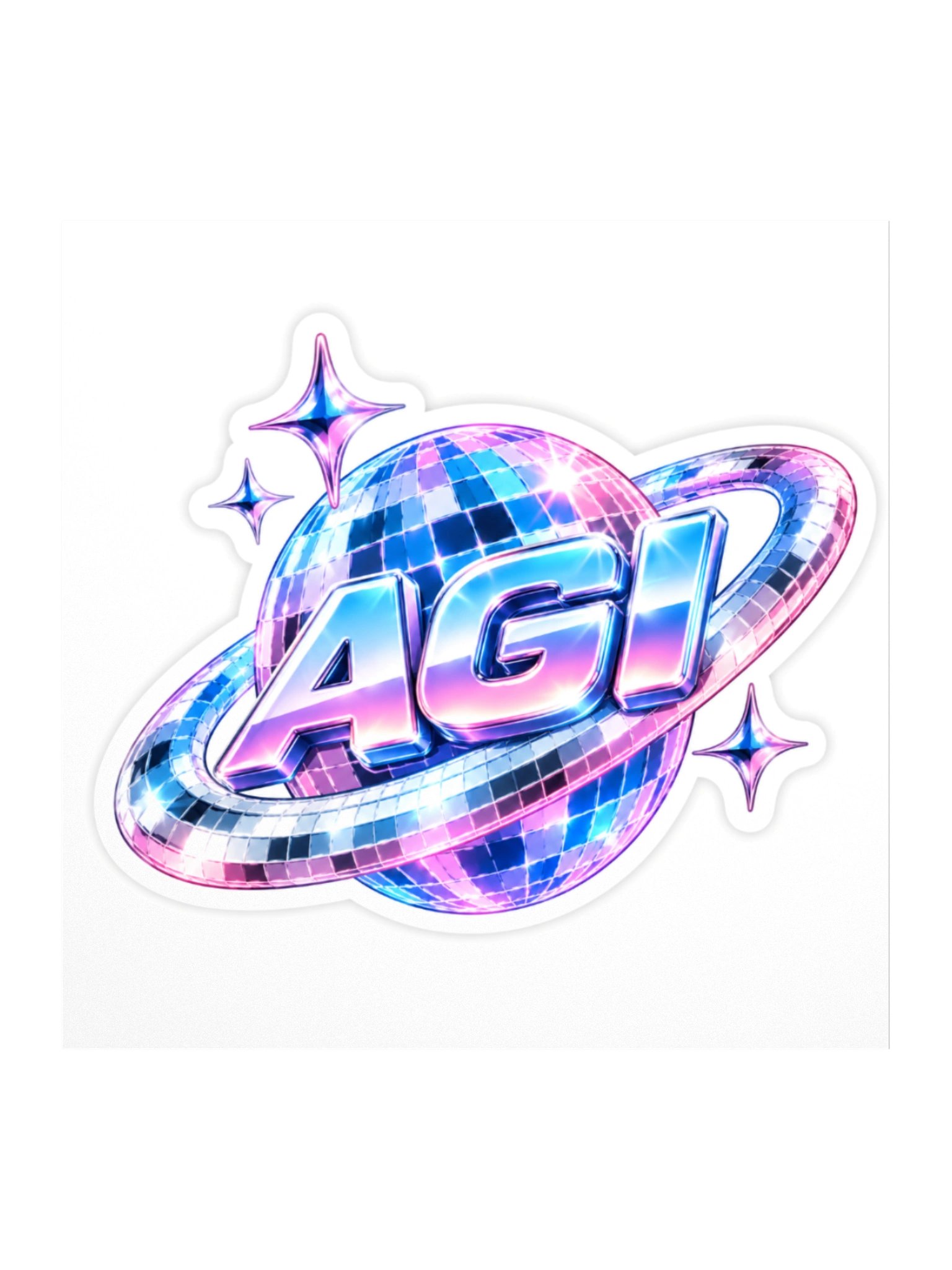 AGI Disco Planet Sticker product image (1)