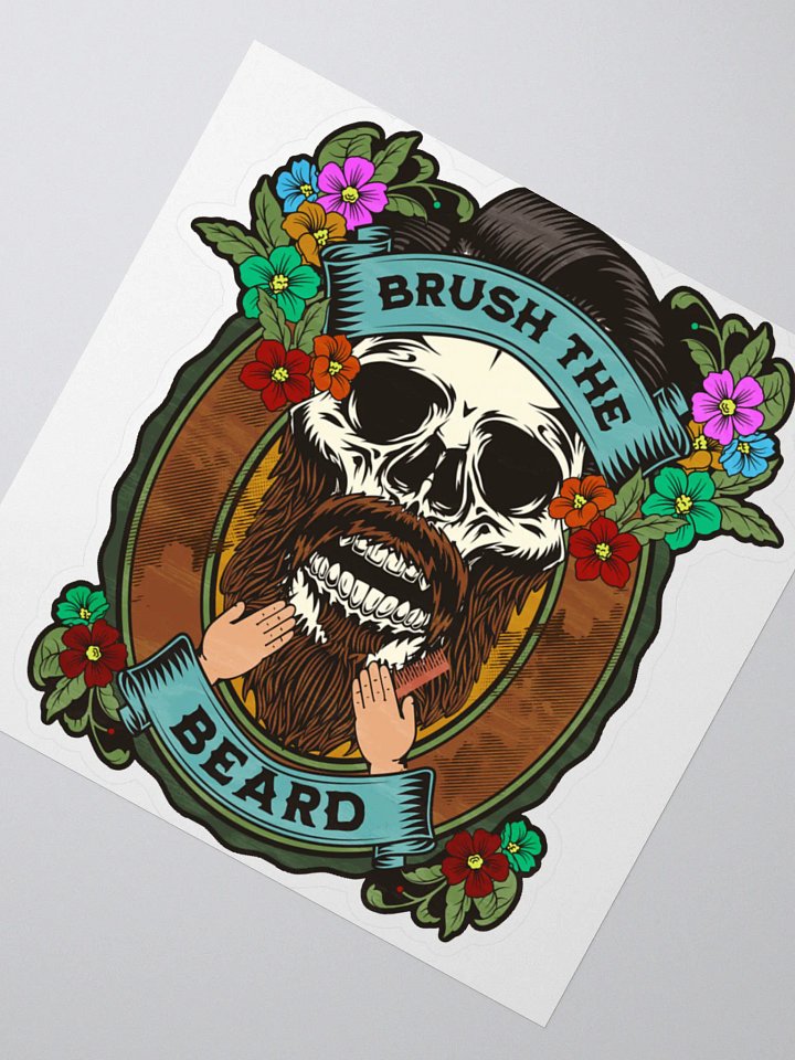 Brush the Beard Sticker product image (1)