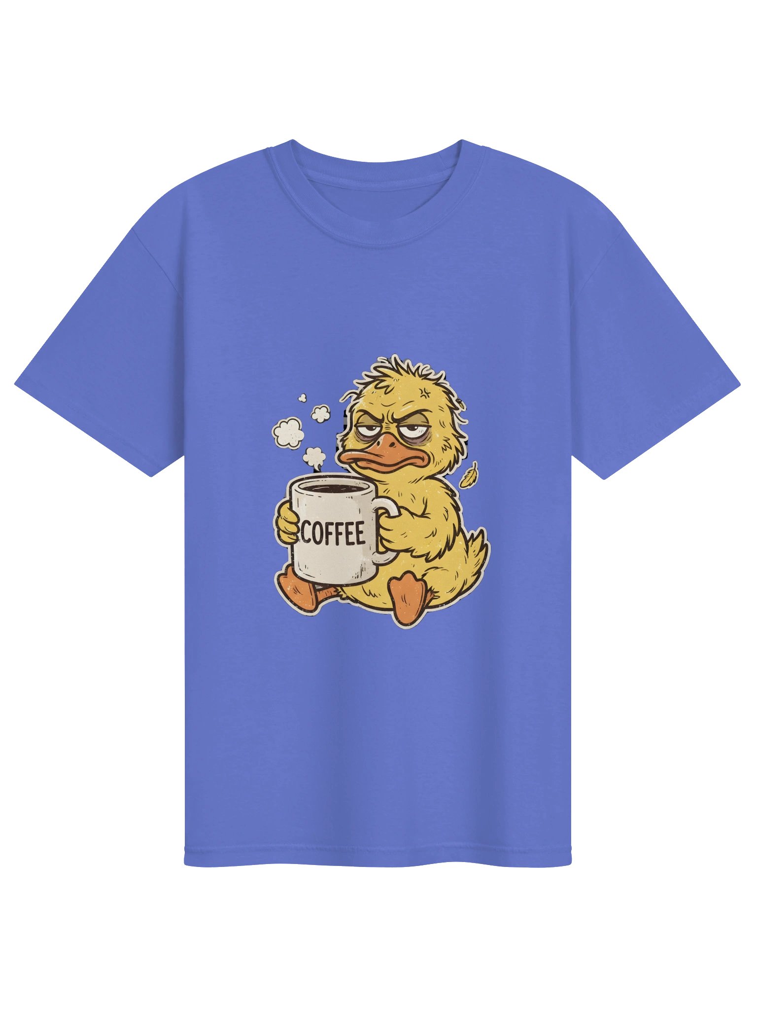 Grumpy Duck With Coffee Tee product image (1)