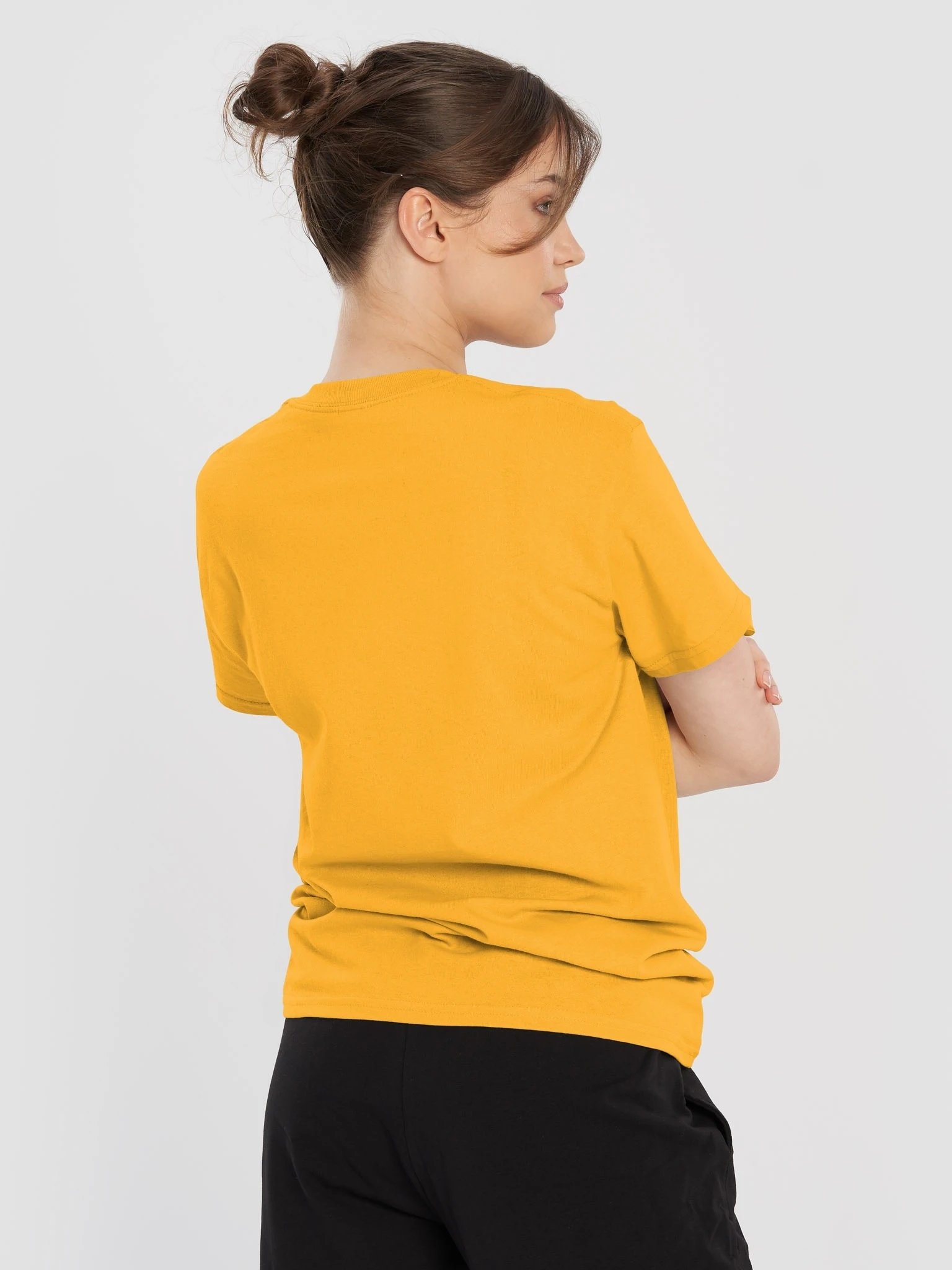 Plain Color Gold T-Shirt product image (2)