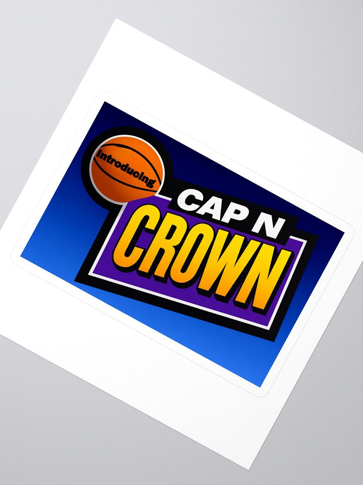 Cap N Crown Logo Sticker (NBA Inside Stuff) product image (2)