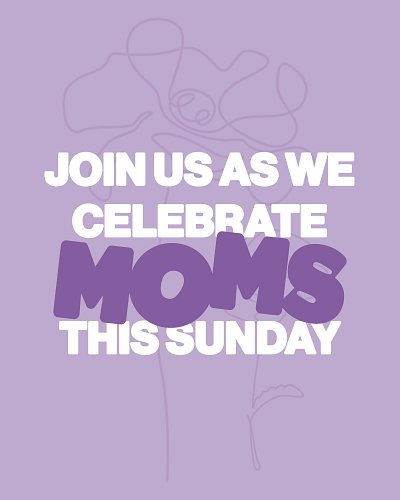 Join us this Sunday as we celebrate moms at Crossroads! 

Surprises, giveaways, gifts...we’re pampering all the ladies! 

Get...