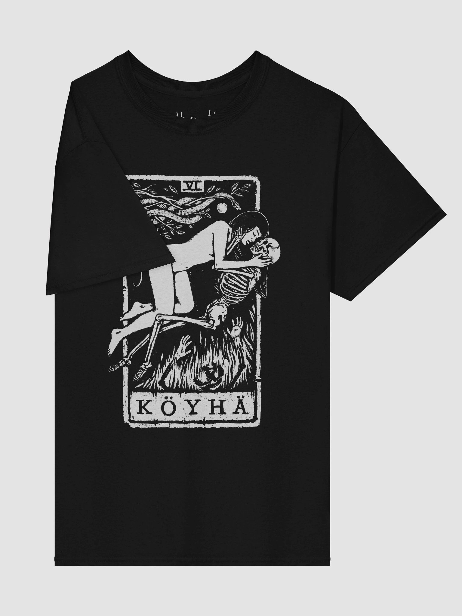 TAROT MUSTA T-PAITA product image (4)