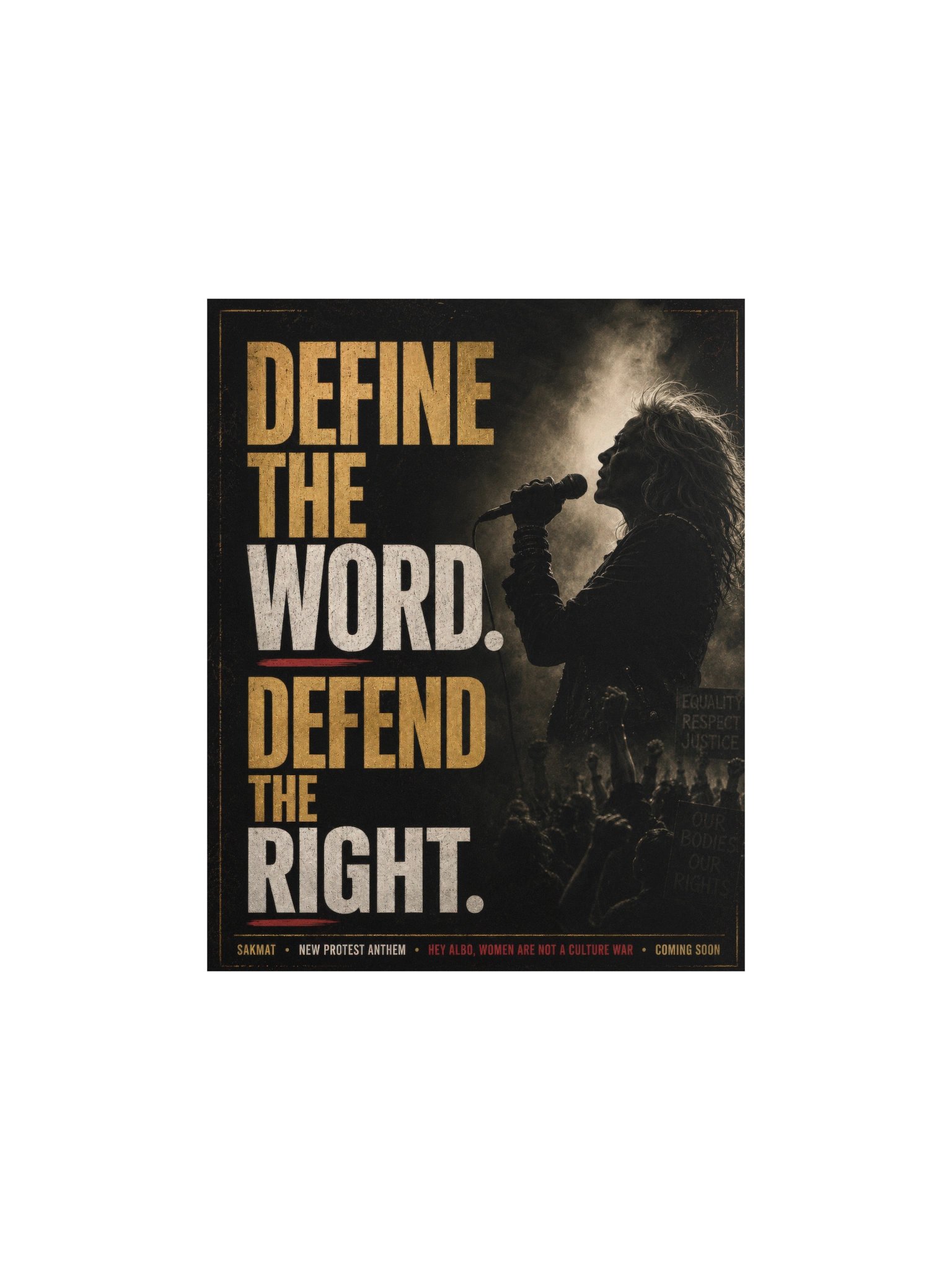 Define the Word. Defend the Right. Poster product image (3)