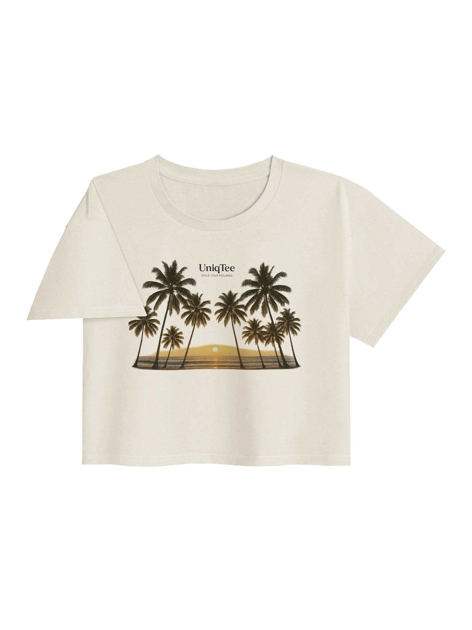 Palm Serenity Crop Top product image (3)