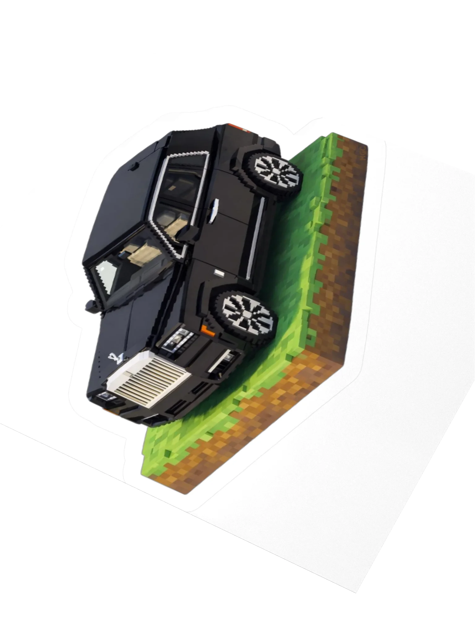 Black Rolls Royce Cullinan Sticker (Pixel, Retro, Minecraft) product image (9)