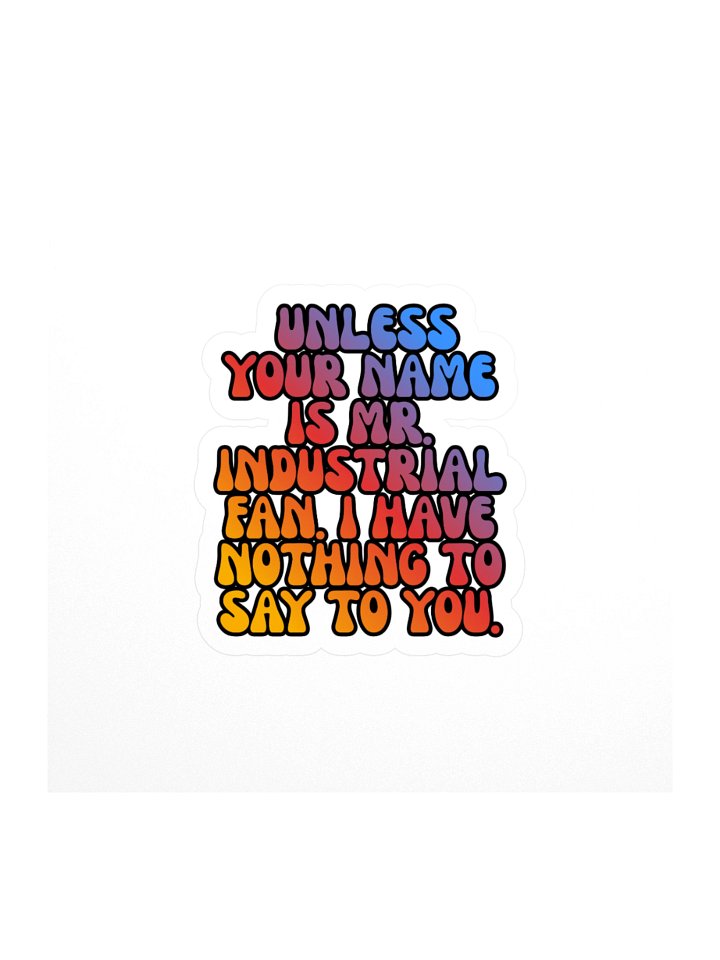 Menopause Chaos Kiss Cut 4"x4" Vinyl Sticker product image (1)