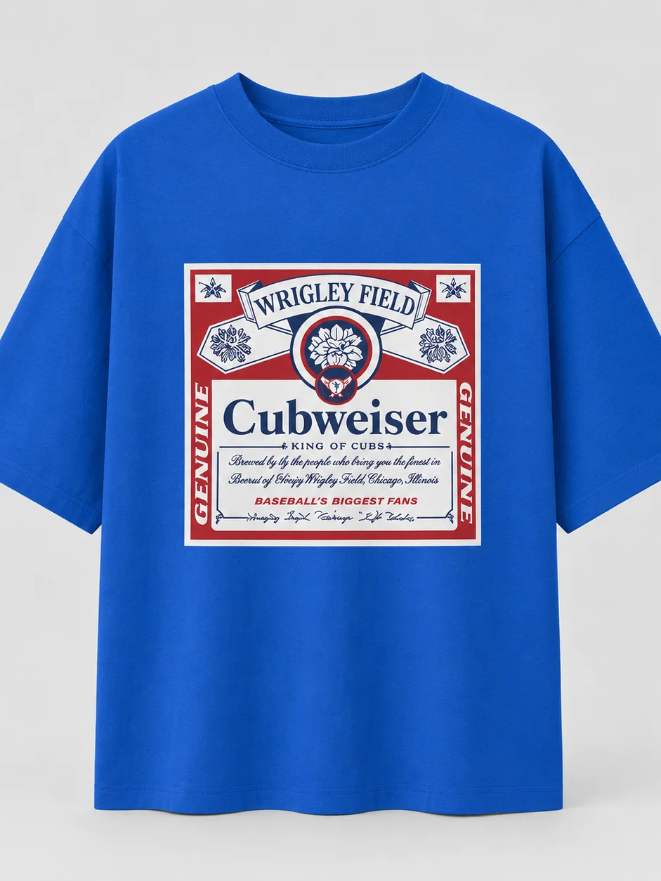 George Kittle Wrigley Field Cubweiser Graphic Fan Shirt product image (2)