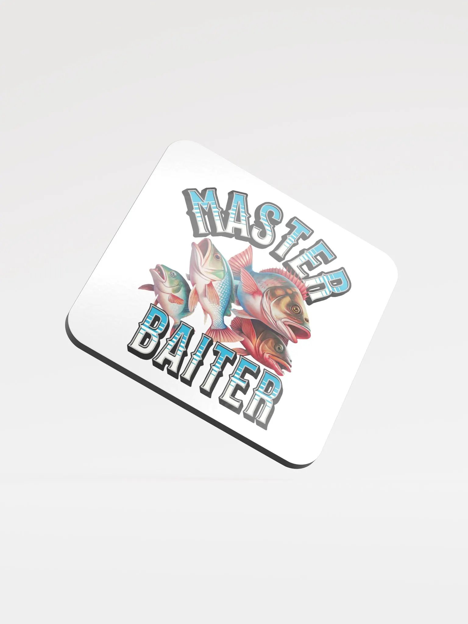 Master Baiter Fishing Glossed Cork Coaster product image (3)