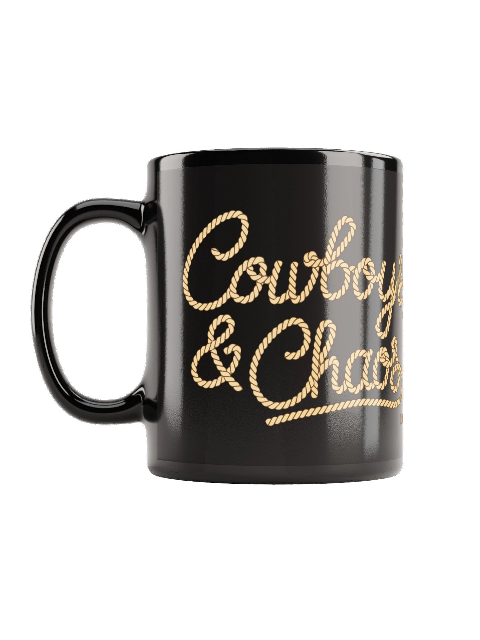 Cowboys & Chaos Black Mug product image (2)