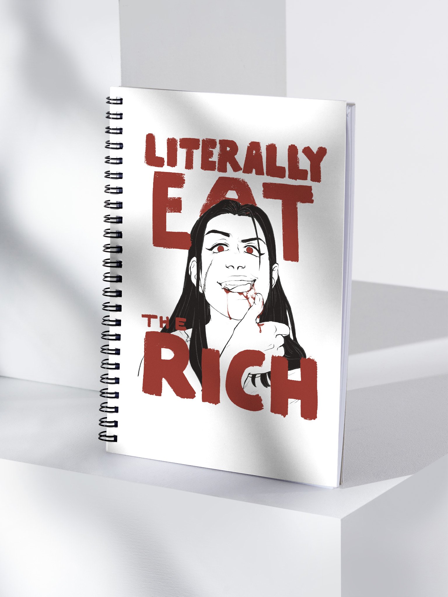 Literally Eat The Rich Spiral Notebook product image (4)