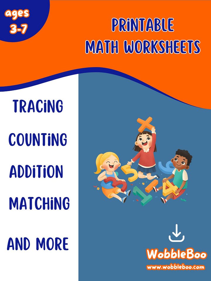 Printable Math Worksheets product image (1)