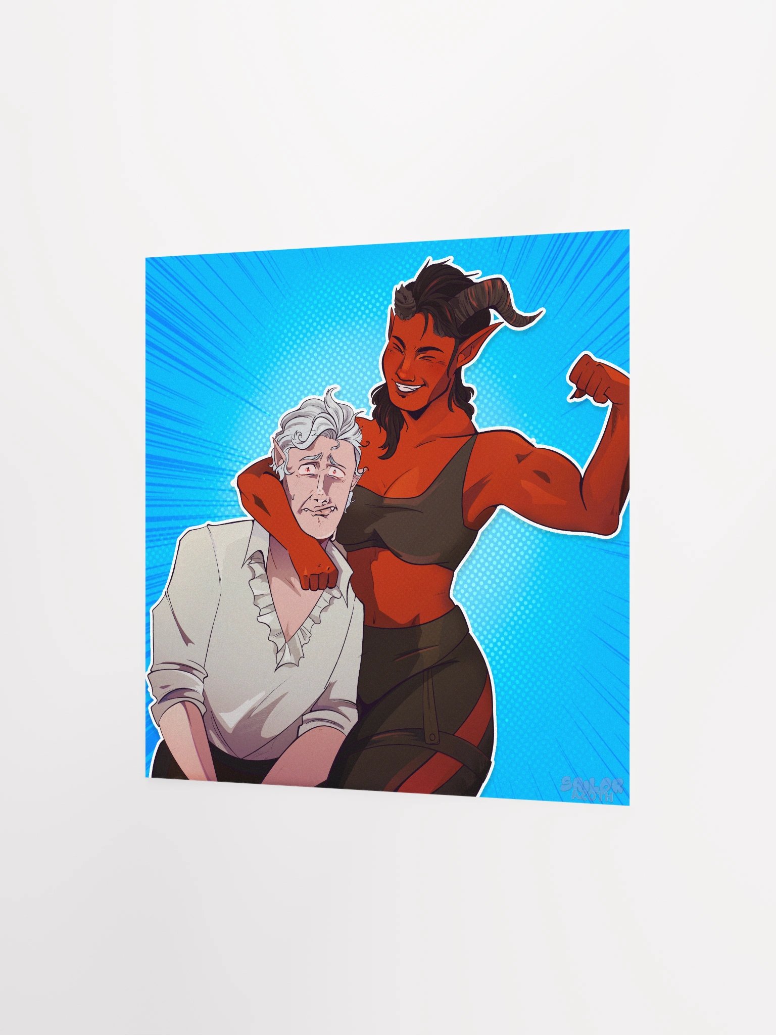 Let's go Soldier! Square Print product image (7)