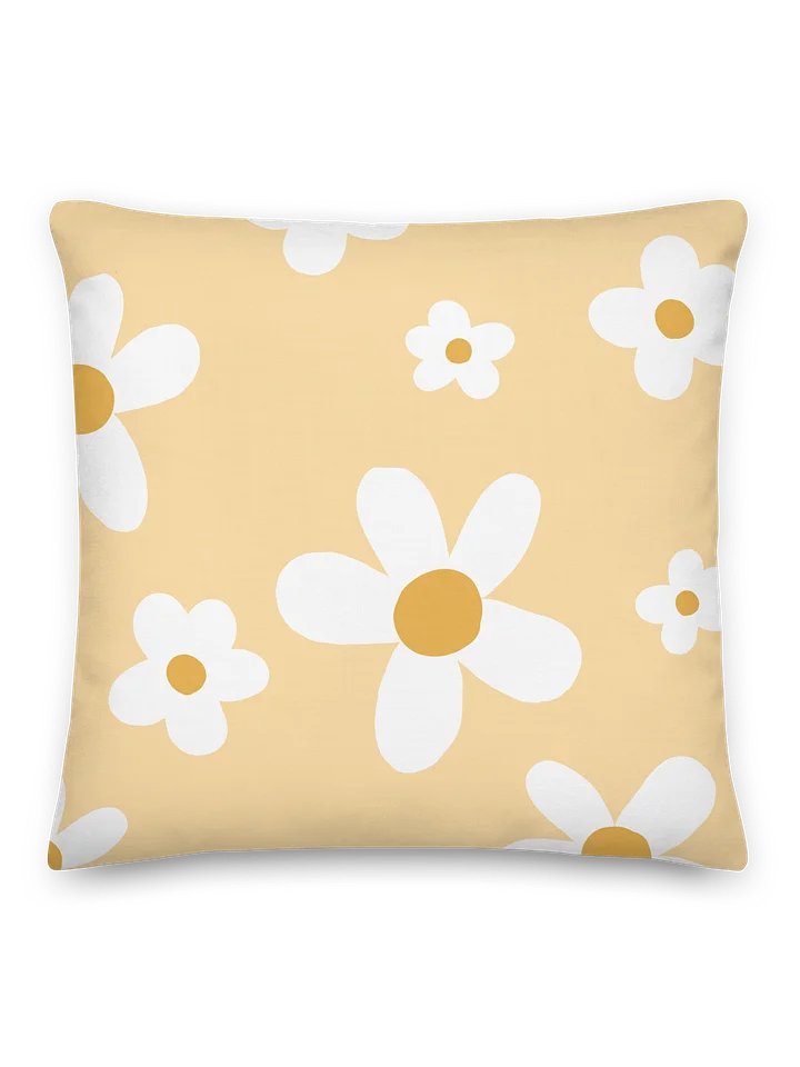 DAISY BUTTERYELLOW FLOWER PILLOW product image (1)