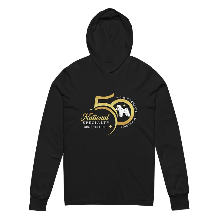 50th National Specialty Long Sleeve Hooded Tee - Large Logo product image (2)