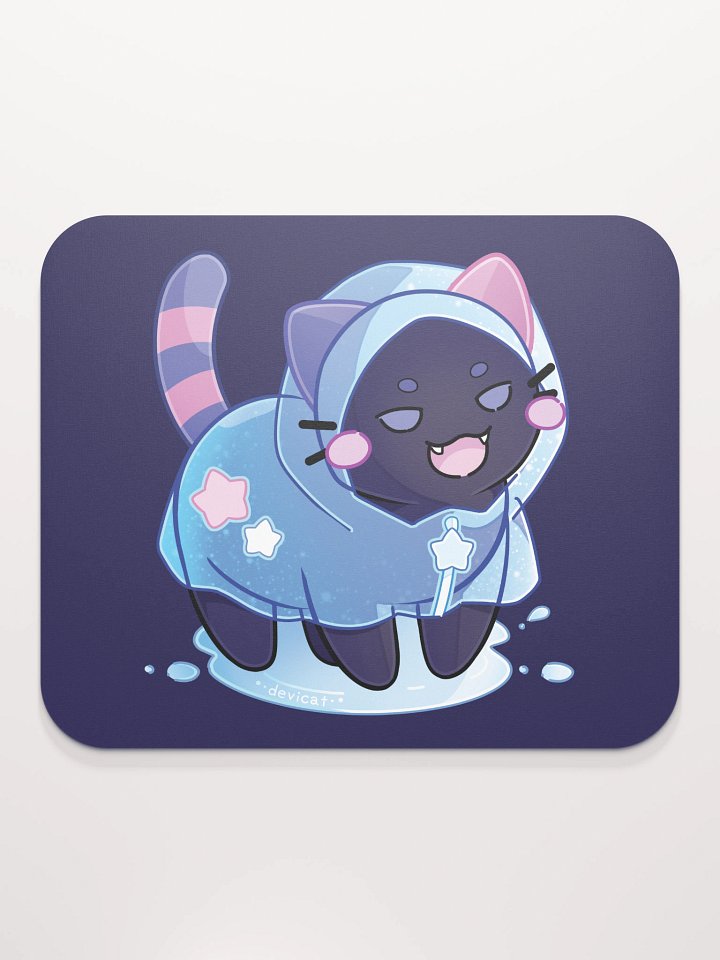 CandiCat Void Cat The Raincoat of Stars 2026 Mouse Pad product image (2)