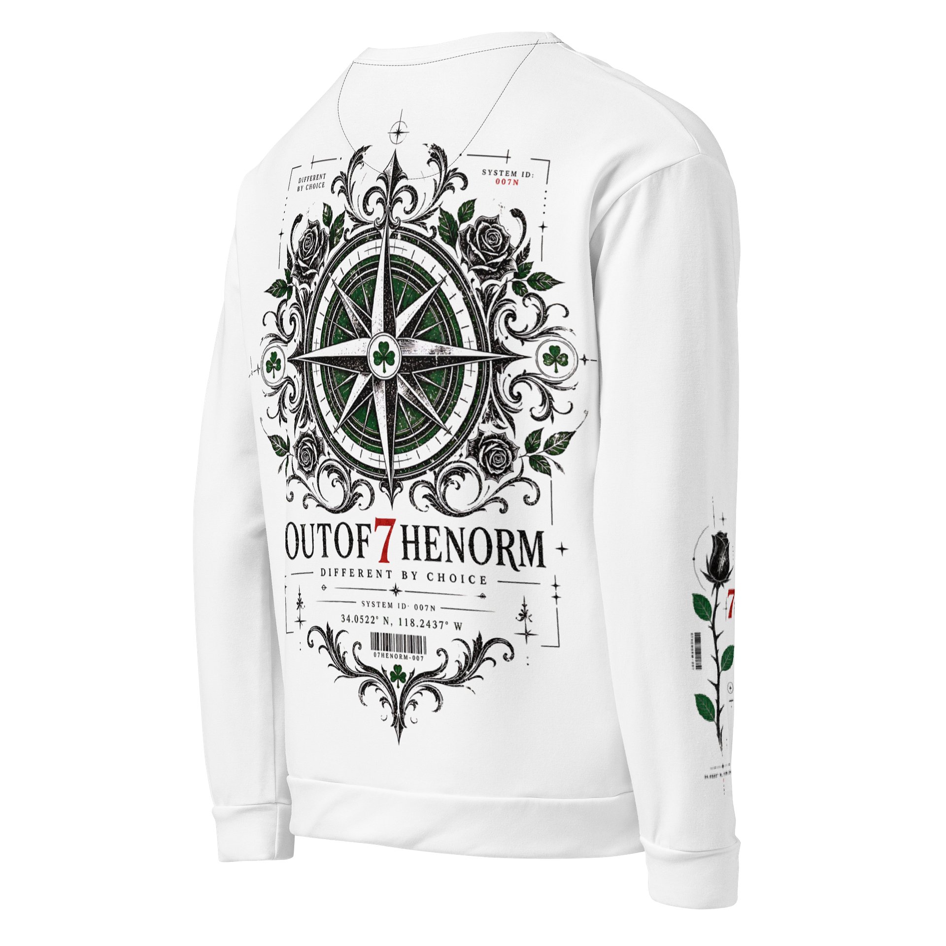 Midnight Rose 7 — All-Over Sweatshirt product image (5)