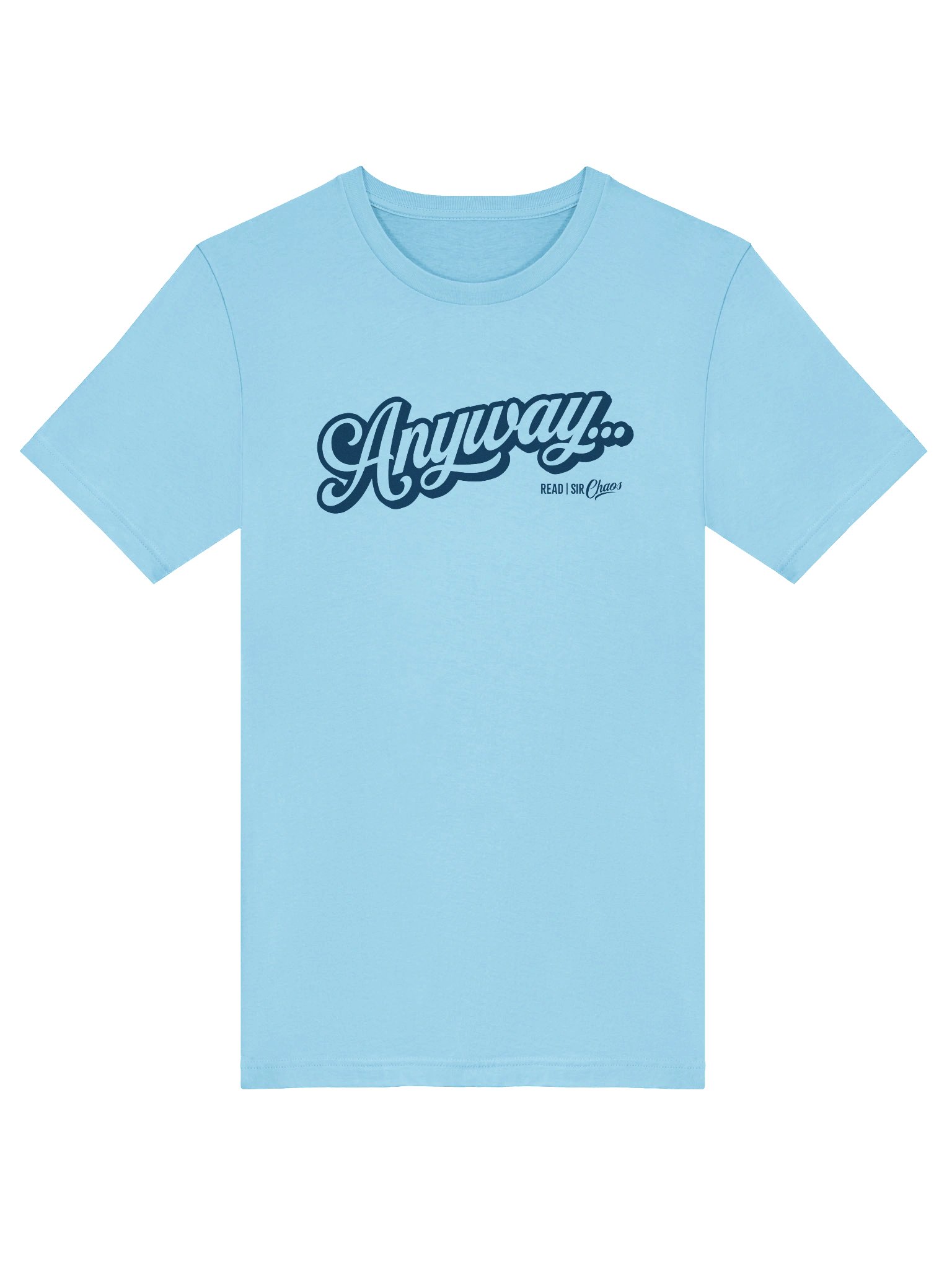 Anyway... Tshirt (Blue solid) product image (5)