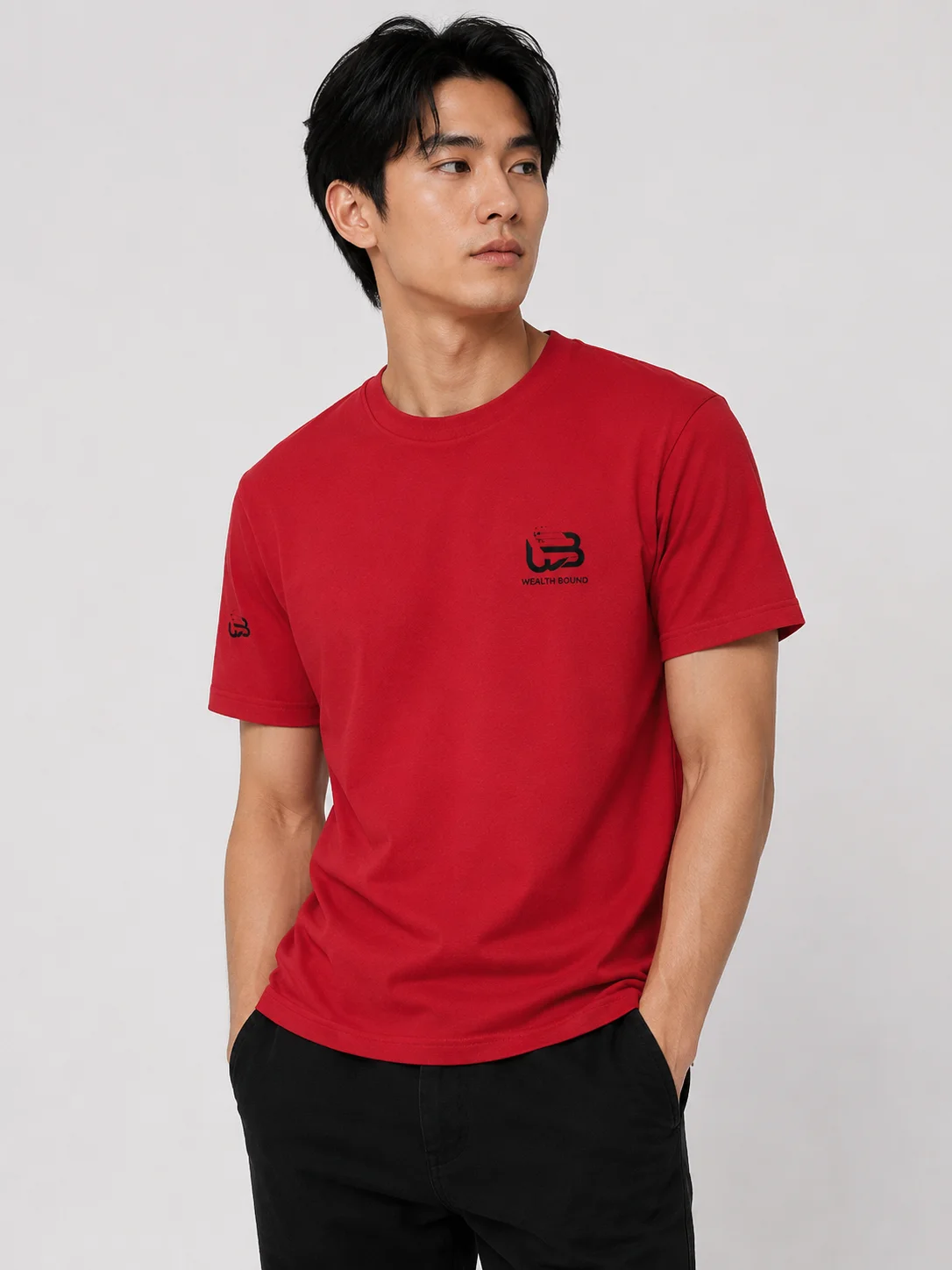 Wealth Bound Embroidered Supersoft T-Shirt product image (1)
