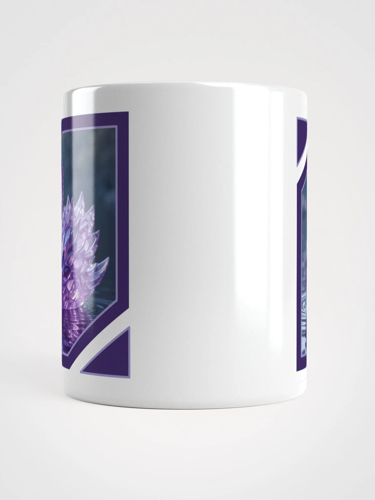 Glossy Mug: Amethyst Swan product image (5)