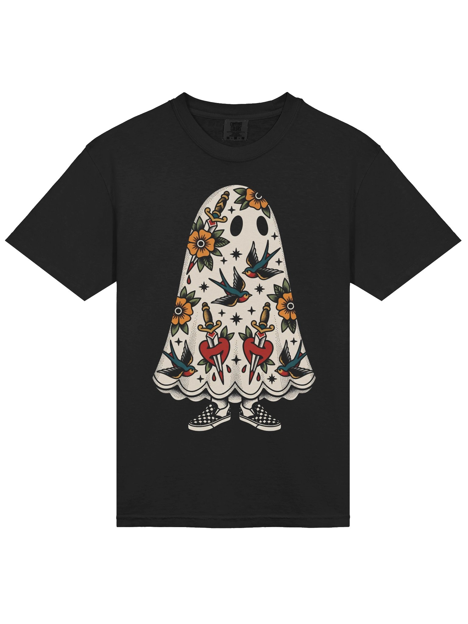 Traditional Tattoo Ghost Halloween Goth Spooky Design product image (3)