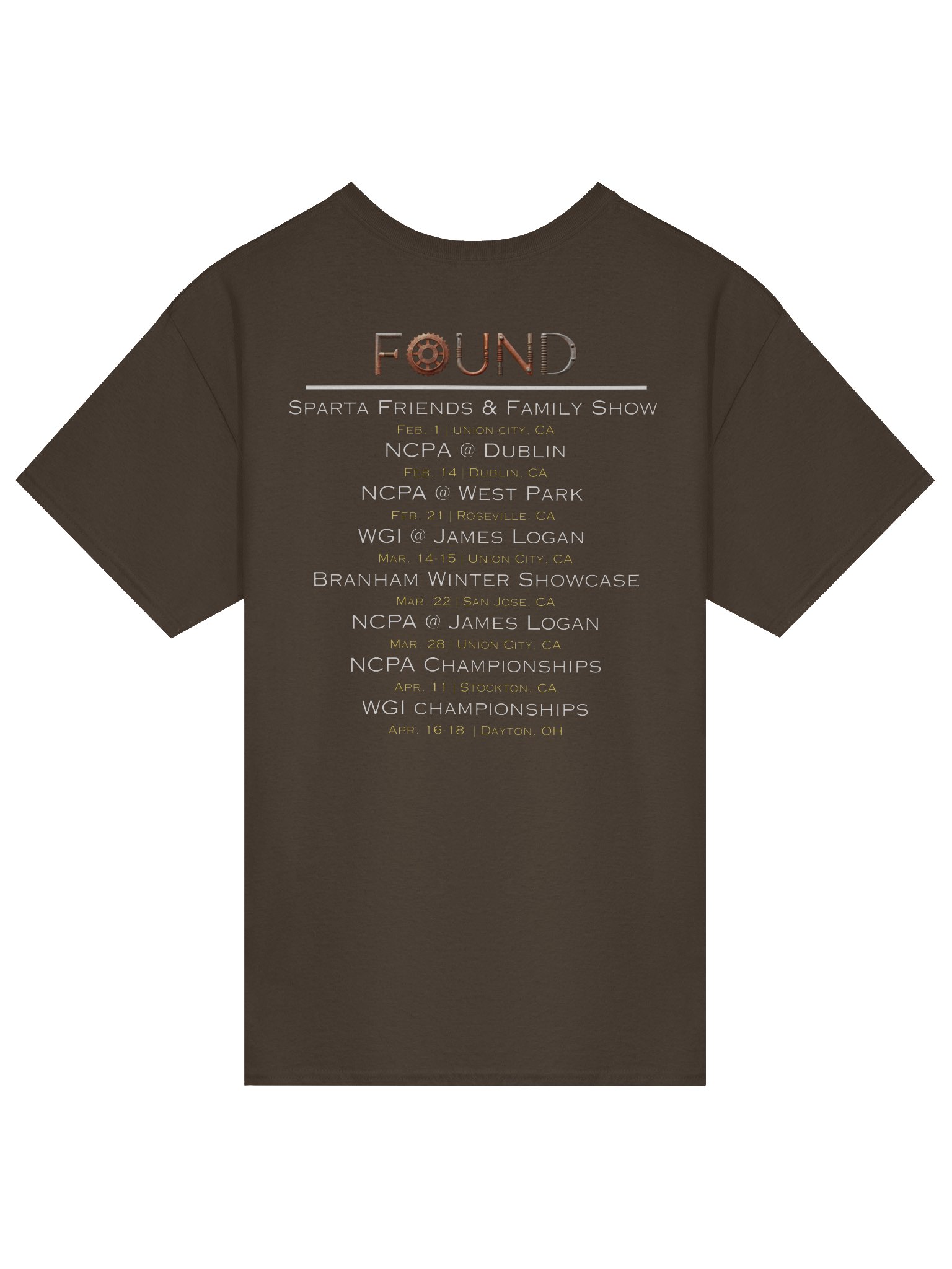 Found - SIP 2026 Show Shirt product image (2)