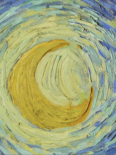 The Starry Night - Van Gogh - 663Mb HD - 44.567 pixels - digital download product image (2)