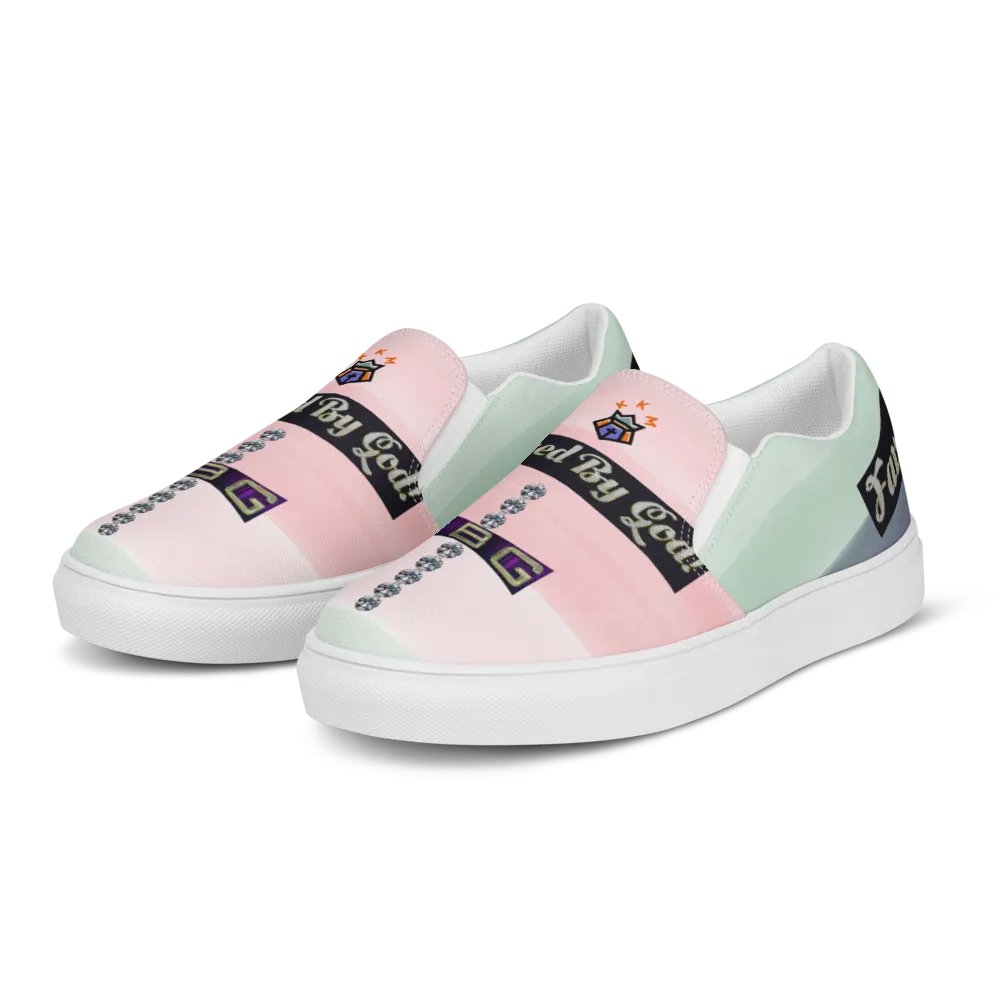 BBG Pink and Green Women's Slip On product image (2)