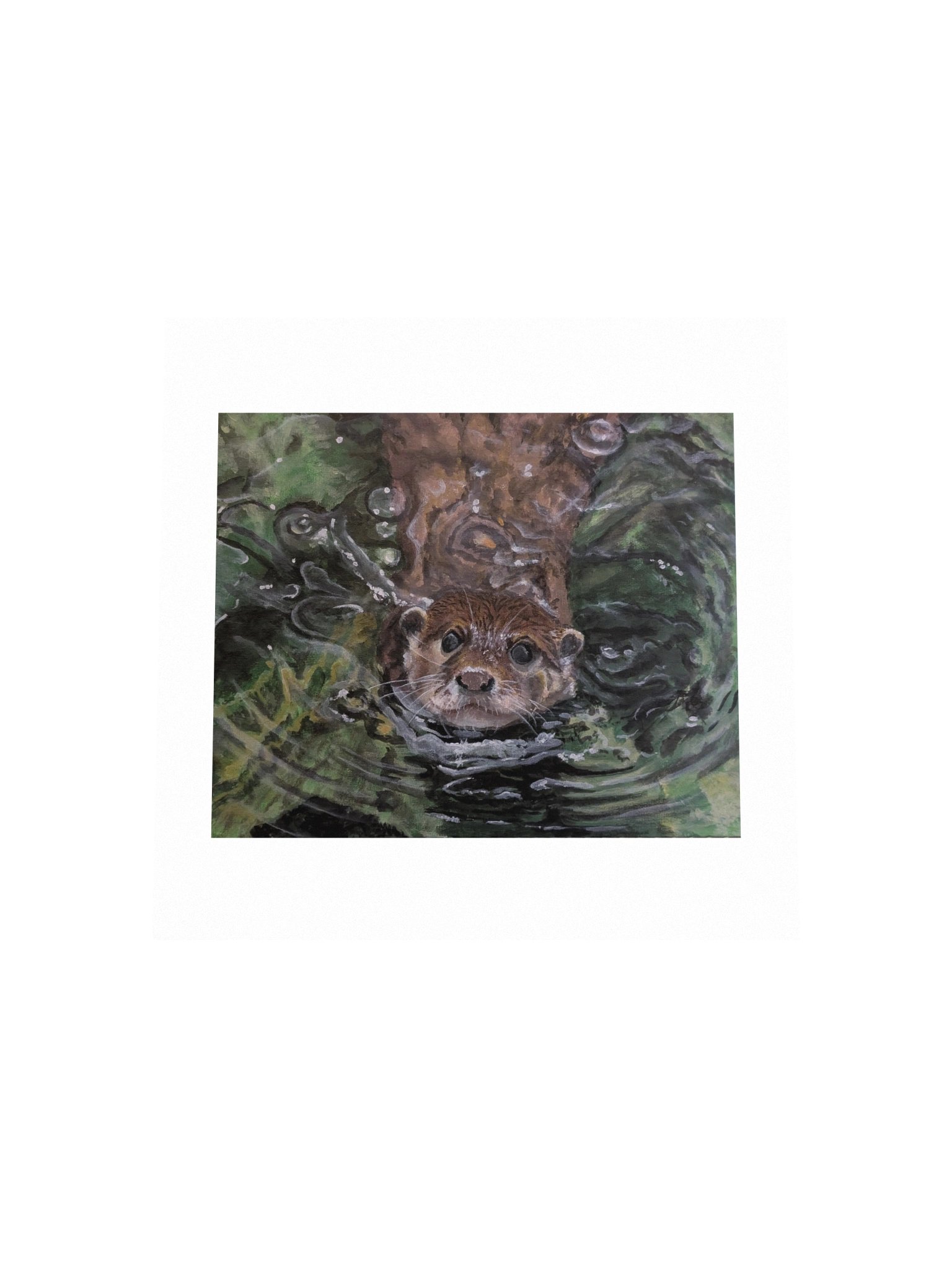 Swimming Otter Poster product image (7)
