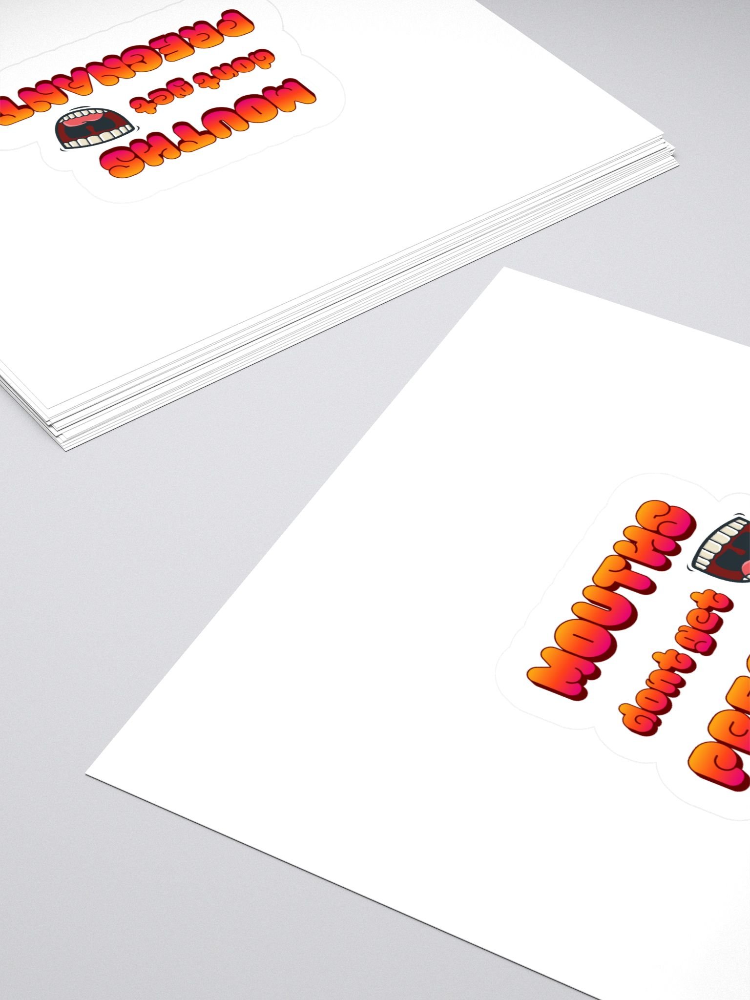 what that mouth do sticker product image (4)