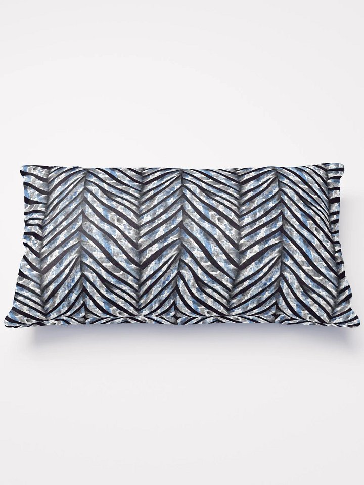 Blue Grey Snake Skin Pillow product image (3)