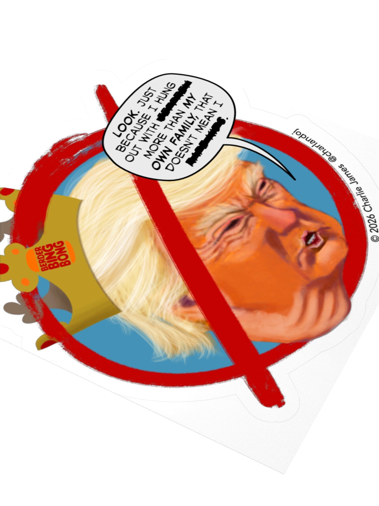 Redacted Kiss Cut Sticker product image (3)