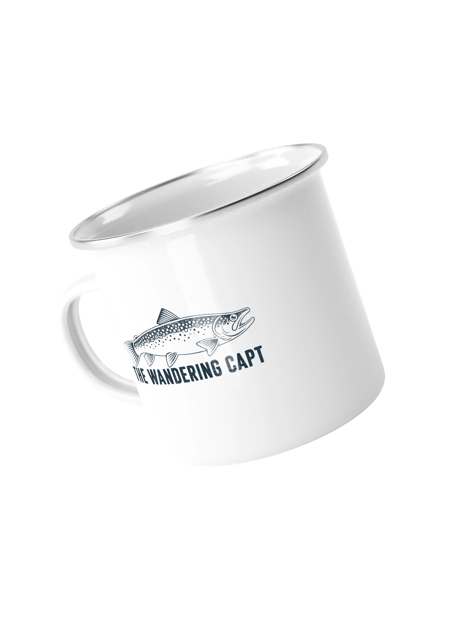 The Wandering Capt Trout Enamel Camp Mug product image (2)