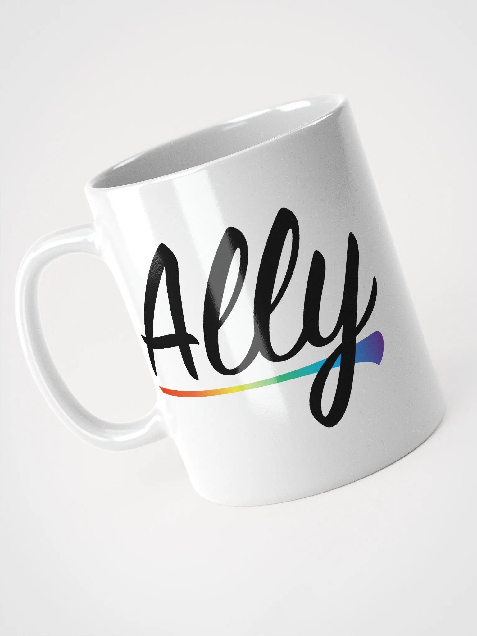 Ally Rainbow Pride Swish Mug product image (2)